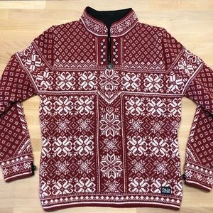 Gorgeous Poppy Red Dale of Norway Sweater